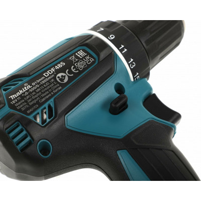 Аккумуляторная дрель-шуруповерт Makita DDF485Z, без аккумулятора