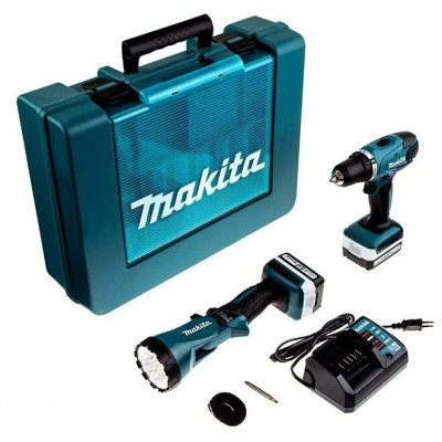 Аккумуляторная дрель-шуруповерт Makita DF347DWLE