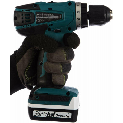 Аккумуляторная дрель-шуруповерт Makita DF347DWLE