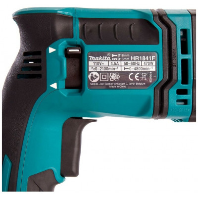 Перфоратор Makita HR1841F, без аккумулятора, 470 Вт