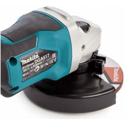 Аккумуляторная УШМ Makita DGA517Z, 125 мм