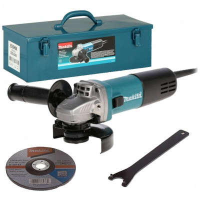 УШМ Makita 9558HNK6, 840 Вт, 125 мм, без аккумулятора