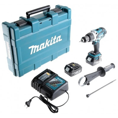 Makita дрель-шуруповерт DHP458RFE