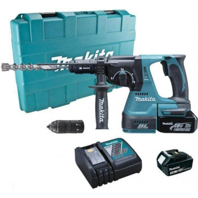 Перфоратор Makita DHR243RFE 2.4 Дж, SDS-Plus