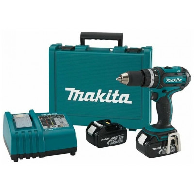 Аккумуляторная ударная дрель-шуруповерт Makita DHP453RFE