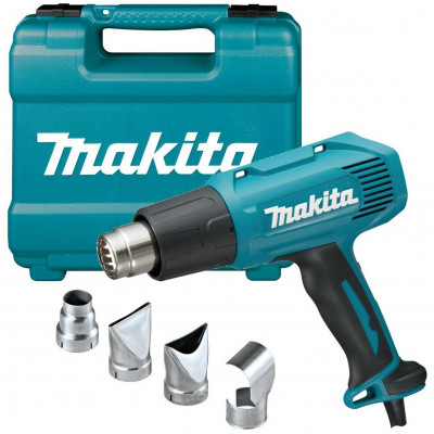 Строительный фен Makita HG6030K, 1800 Вт синий