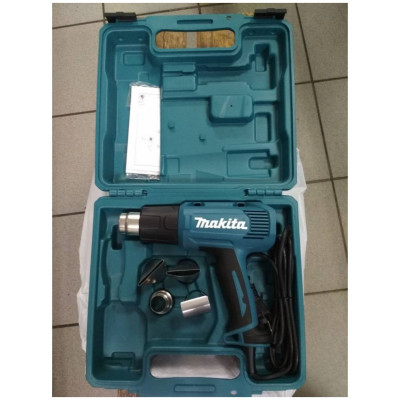 Строительный фен Makita HG6030K, 1800 Вт синий