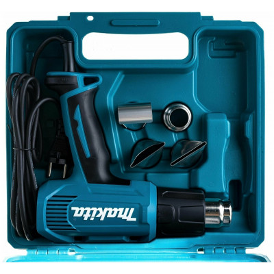 Строительный фен Makita HG6030K, 1800 Вт синий