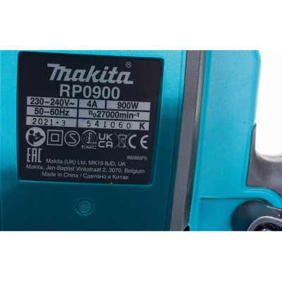 Вертикальный фрезер Makita RP0900K, 900 Вт зеленый