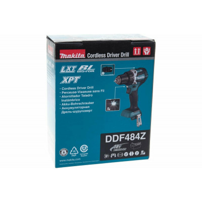 Дрель-шуруповерт аккумуляторная MAKITA DDF484Z LXT