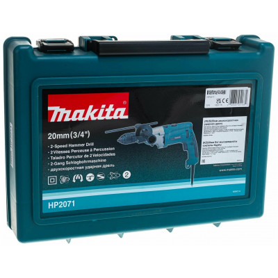 Ударная дрель Makita HP2071, 1010 Вт