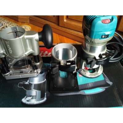 Кромочный (триммер) фрезер Makita RT0700CX2, 710 Вт