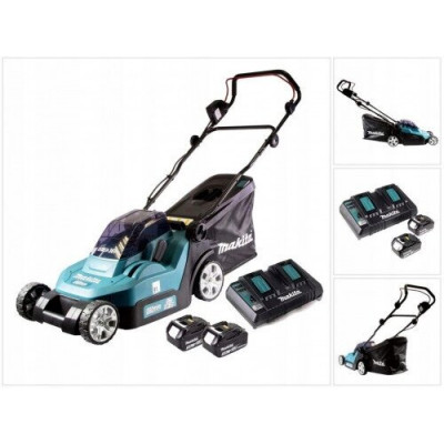 Электрическая газонокосилка Makita DLM382CM2, 900 Вт, 38 см