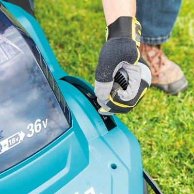 Электрическая газонокосилка Makita DLM382CM2, 900 Вт, 38 см