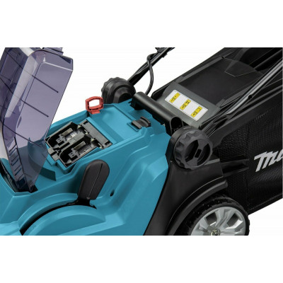 Электрическая газонокосилка Makita DLM382CM2, 900 Вт, 38 см