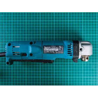 Безударная дрель Makita DA3010F, 450 Вт, без аккумулятора бирюзовый