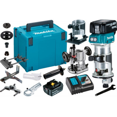 Фрезер кромочный Makita DRT50RTJX9