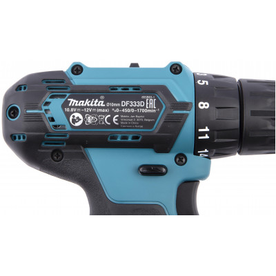 Аккумуляторная дрель-шуруповерт Makita DF333DWAE