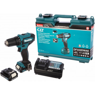 Аккумуляторная дрель-шуруповерт Makita DF333DWAE