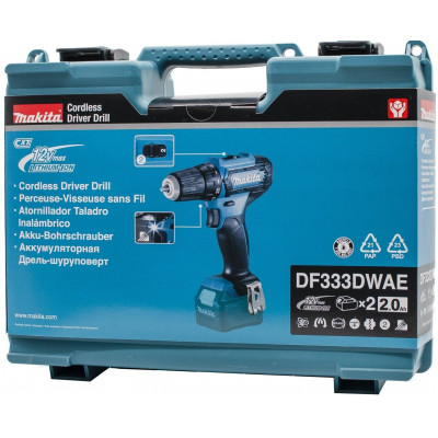 Аккумуляторная дрель-шуруповерт Makita DF333DWAE