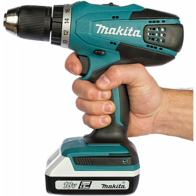 Аккумуляторная дрель-шуруповерт Makita DF457DWLE