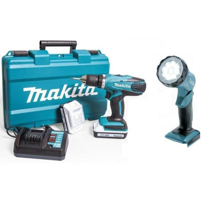 Аккумуляторная дрель-шуруповерт Makita DF457DWLE