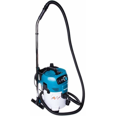 Профессиональный пылесос Makita VC3012L, 1200 Вт, синий