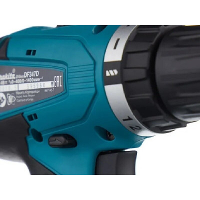 Аккумуляторная дрель-шуруповерт Makita DF347DWE