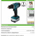 Аккумуляторная дрель-шуруповерт Makita DF347DWE