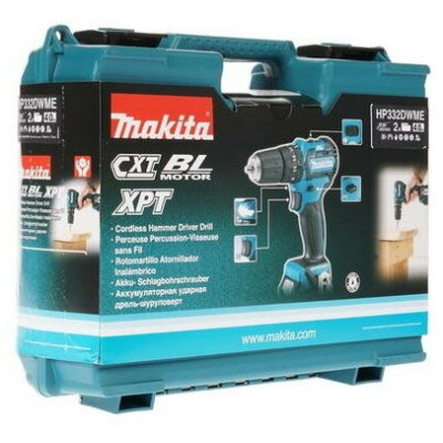 Аккумуляторная ударная дрель-шуруповерт Makita HP332DWME