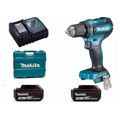 Аккумуляторная дрель-шуруповерт Makita DDF485RFE