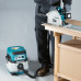 Профессиональный пылесос Makita DVC864LZ, 320 Вт, голубой/белый