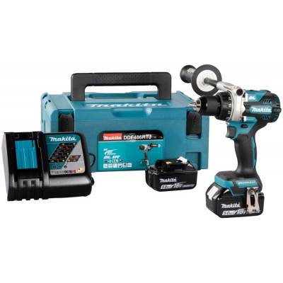 Makita дрель-шуруповерт DDF486RTJ