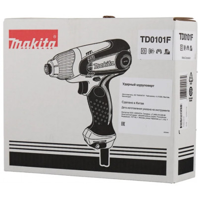 Ударный шуруповерт Makita TD0101F, 230 Вт