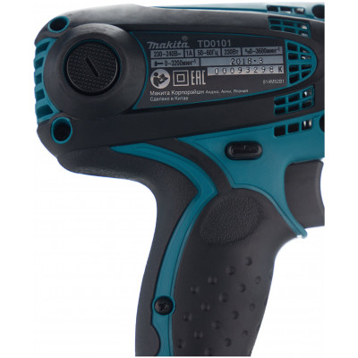 Ударный шуруповерт Makita TD0101, 230 Вт