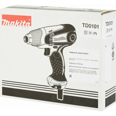 Ударный шуруповерт Makita TD0101, 230 Вт