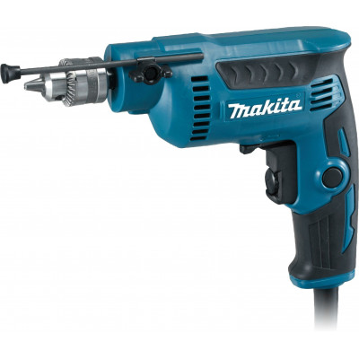 Безударная дрель Makita DP2010, 370 Вт зеленый