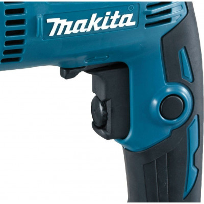 Безударная дрель Makita DP2010, 370 Вт зеленый