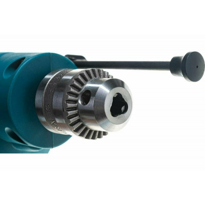 Безударная дрель Makita DP2010, 370 Вт зеленый