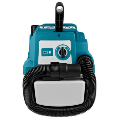 Профессиональный пылесос Makita DVC750LZ, синий/белый/черный