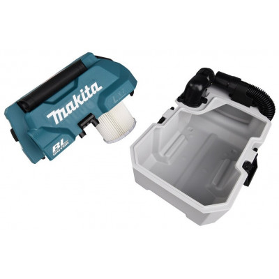 Профессиональный пылесос Makita DVC750LZ, синий/белый/черный