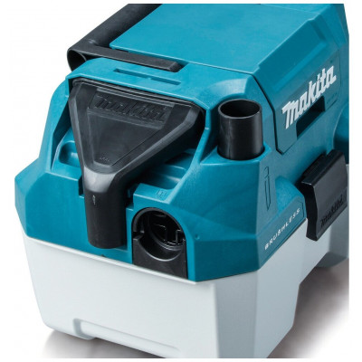 Профессиональный пылесос Makita DVC750LZ, синий/белый/черный