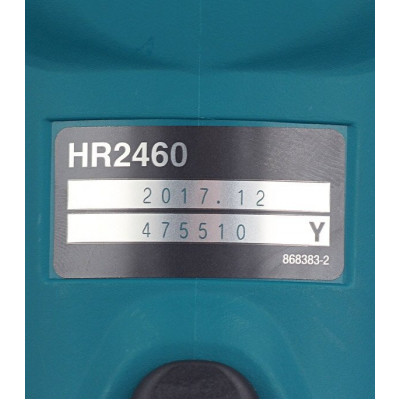 Перфоратор Makita HR2460, без аккумулятора, 780 Вт