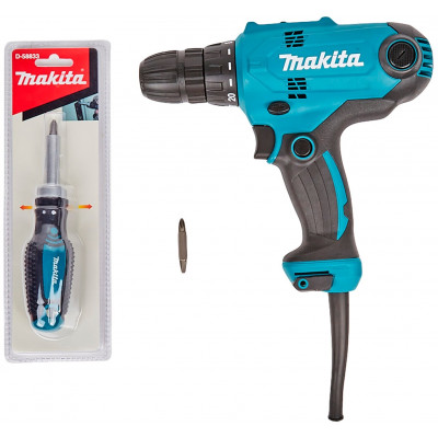 Дрель-шуруповерт Makita DF0300X1, 320 Вт