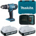 Аккумуляторная ударная дрель-шуруповерт Makita HP457DWE