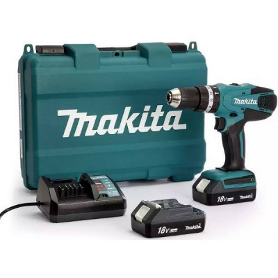 Аккумуляторная ударная дрель-шуруповерт Makita HP457DWE