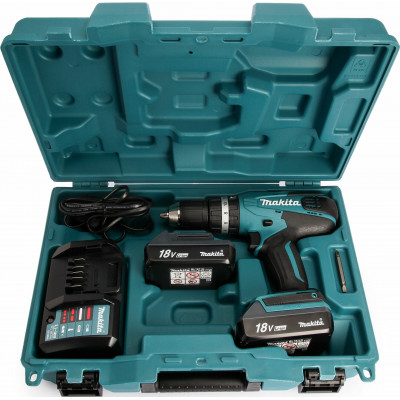 Аккумуляторная ударная дрель-шуруповерт Makita HP457DWE