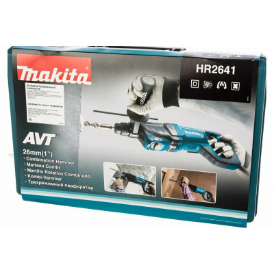 Перфоратор Makita HR2641, без аккумулятора, 800 Вт