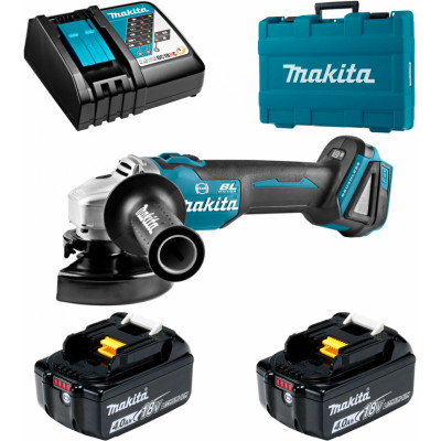 Аккумуляторная УШМ Makita DGA506RME, 125 мм