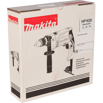 Ударная дрель Makita HP1630, 710 Вт, без аккумулятора